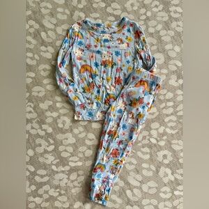 Posh Peanut x Hello Kitty Springtime Blue 2T pajamas